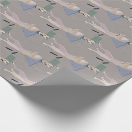 Leo, the Greyhound Wrapping紙30X6' ラッピングペーパー