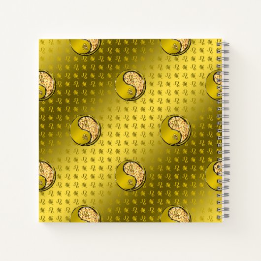 Leo the Lion ノートブック (裏面)