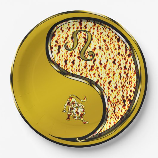 Leo the Lion ペーパープレート (正面)