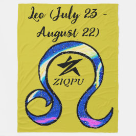 Leo Throw Blanket フリースブランケット