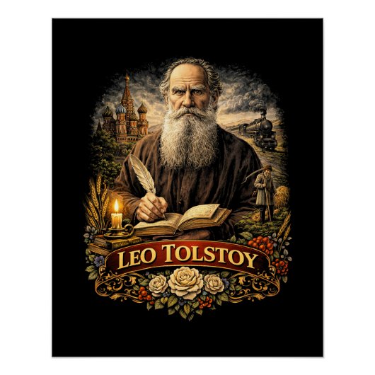 Leo Tolstoy ポスター (正面)