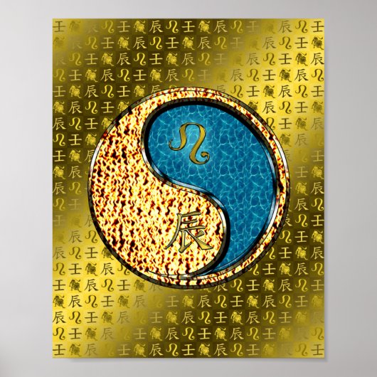 Leo & Water Dragon ポスター (正面)