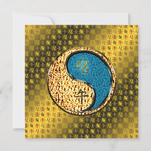 Leo & Water Horse カード (正面)