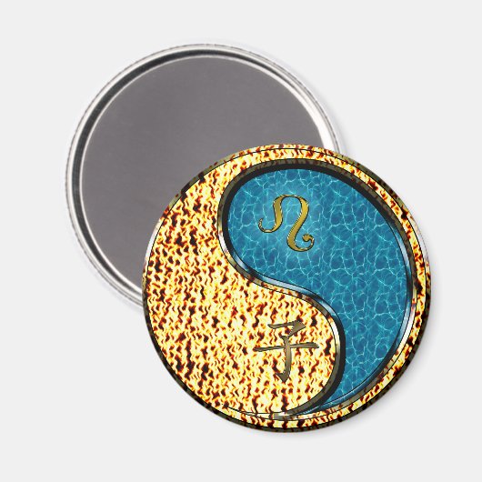 Leo & Water Rat マグネット (正面/裏面)