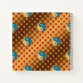 Leo & Water Tiger Spiral Notebook ノートブック (裏面)