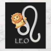 Leo Wine Label ワインラベル (シングルラベル)