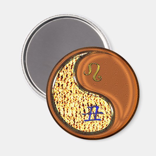 Leo & Wood Ox マグネット (正面/裏面)