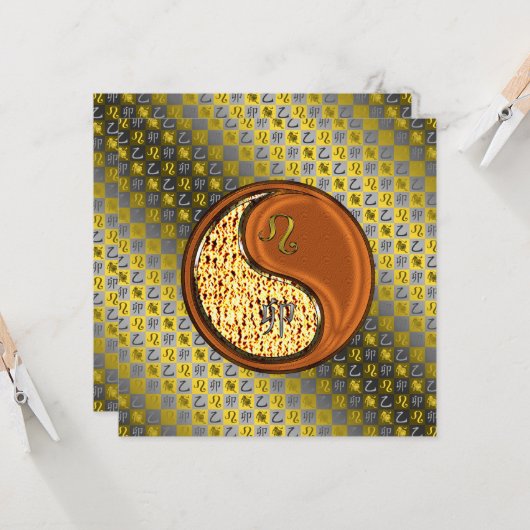 Leo & Wood Rabbit カード (正面/裏面インサイチュ)