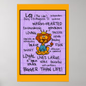 leo wordcloudポスター ポスター (正面)