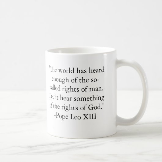 Leo_XIIIは、"世界の十分を…そう聞きました コーヒーマグカップ (右)