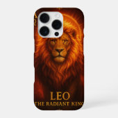 Leo Zodiac Art – Fiery Lion of Confidence iPhoneケース (裏面)