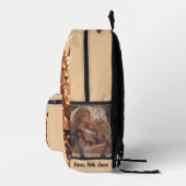 Leo Zodiac Backpack Personalized Astrology Gift プリントバックパック (右)