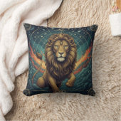 Leo Zodiac Celestial クッション (ブランケット)