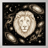 Leo Zodiac Celestial Astrology ポスター (正面)