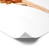 Leo Zodiac Illustration – Hand Drawn ポスター (角)