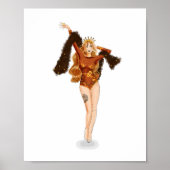 Leo Zodiac Illustration – Hand Drawn ポスター (正面)