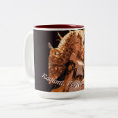 Leo Zodiac Mug Personalized Astrology Gift ツートーンマグカップ (正面左)