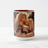 Leo Zodiac Mug Personalized Astrology Gift ツートーンマグカップ (中央)