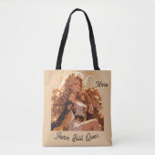 Leo Zodiac Shoulder Bag Personalized Gift トートバッグ (正面)