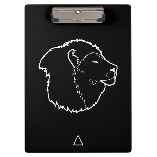 Leo Zodiac Sign -  クリップボード (正面)