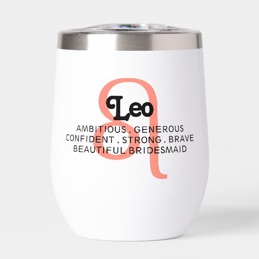 Leo Zodiac Sign Custom Traits (正面)