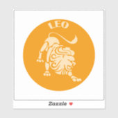 Leo, Zodiac Sign, Horoscope, Astrology シール (シート)