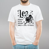 Leo Zodiac Sign Horoscope  Personality Traits    Tシャツ