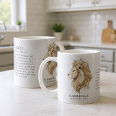 Leo Zodiac Sign Horoscope Personalized Gift コーヒーマグカップ