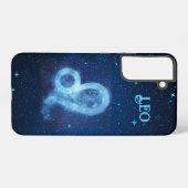 Leo Zodiac Sign Phone Case Samsung Galaxyケース (裏面横)