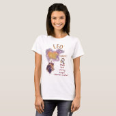 Leo Zodiac Sign T-shirt *1 Tシャツ (正面フル)