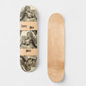 Leo Zodiac Skateboard Custom Astrology Gift スケートボード (正面)