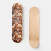 Leo Zodiac Skateboard Personalized Astrology Gift スケートボード (正面)