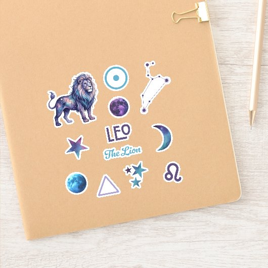 Leo Zodiac Sticker Collection シール (ノートブック)