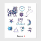 Leo Zodiac Sticker Collection シール (シート)