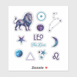 Leo Zodiac Sticker Collection シール