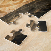 Leo Zodiac with Warrior Riding a Fiery Winged Lion ジグソーパズル (側面)