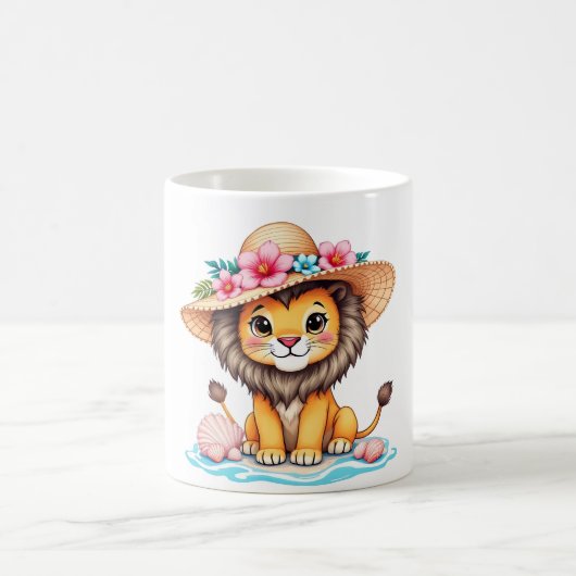 Leoa [Theme] Camiseta Feminina Design Brasil Prese コーヒーマグカップ (中央)