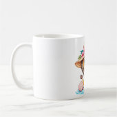 Leoa [Theme] Camiseta Feminina Design Brasil Prese コーヒーマグカップ (左)