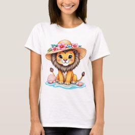 Leoa [Theme] Camiseta Feminina Design Brasil Prese Tシャツ