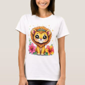 Leoa [Theme] Camiseta Feminina Design Brasil Prese Tシャツ (正面)