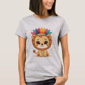 Leoa [Theme] Camiseta Feminina Design Brasil Prese Tシャツ (正面)