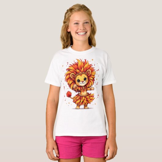 Leoa [Theme] Camiseta Feminina Design Brasil Prese Tシャツ (正面フル)