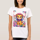 Leoa [Theme] Camiseta Feminina Design Brasil Prese Tシャツ (正面)
