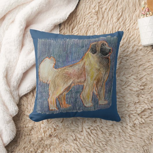 Leoburger Throw Pillow クッション (ブランケット)