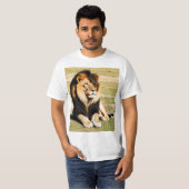 León, el rey de la selva tシャツ (正面フル)