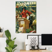 Leon Herrmann素晴らし ～ヴィンテージ魔法法 ポスター (ホームオフィス)