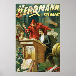 Leon Herrmann素晴らし ~ヴィンテージ魔法法 ポスター