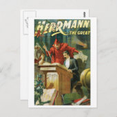 Leon Herrmann素晴らし ～ヴィンテージ魔法法 ポストカード (正面/裏面)