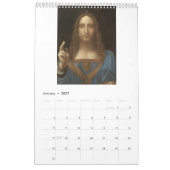 Leonardo da Vinci カレンダー (1月 2027)