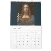 Leonardo da Vinci カレンダー (1月 2027)